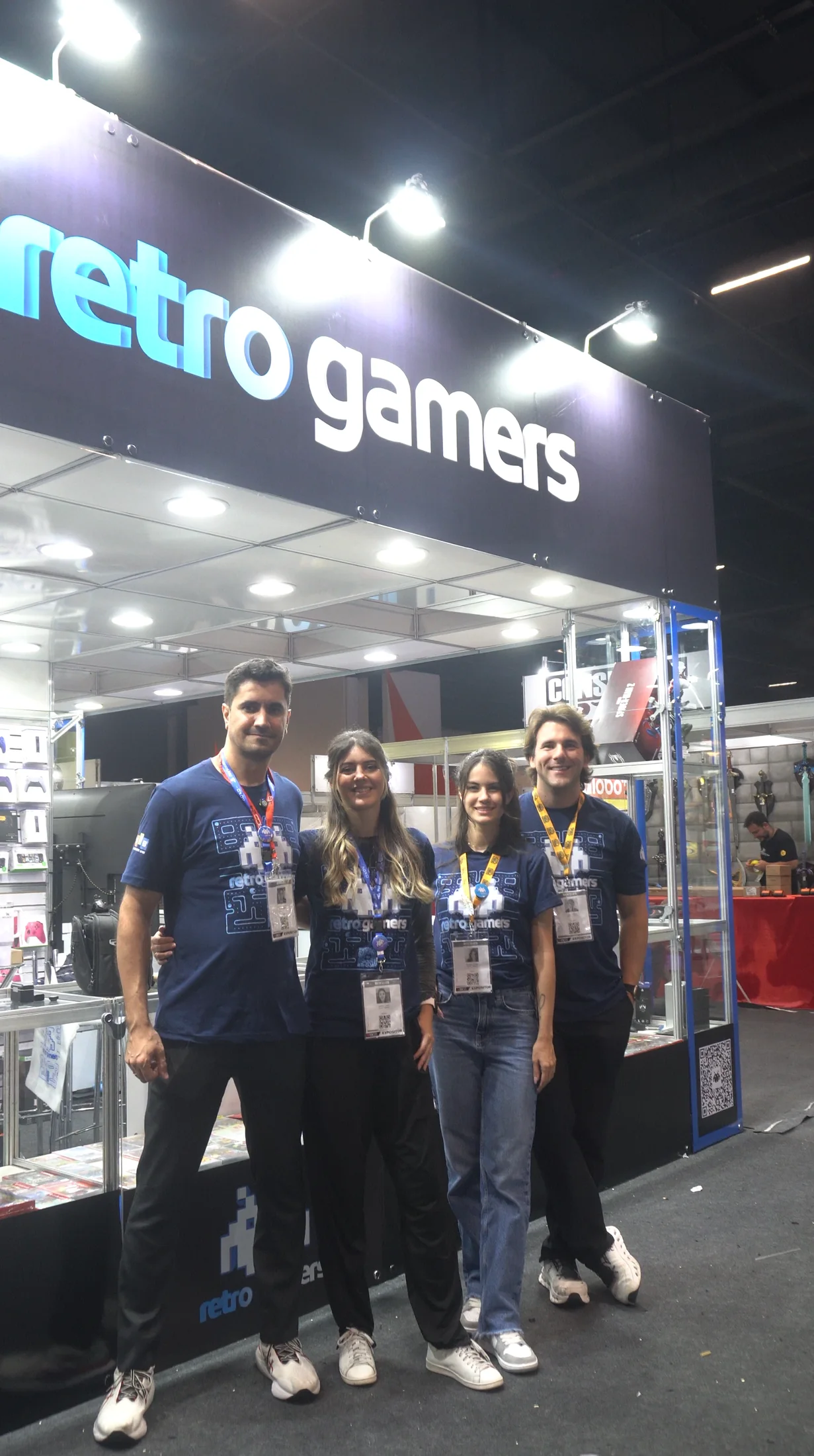 Equipe Retro Gamers em evento