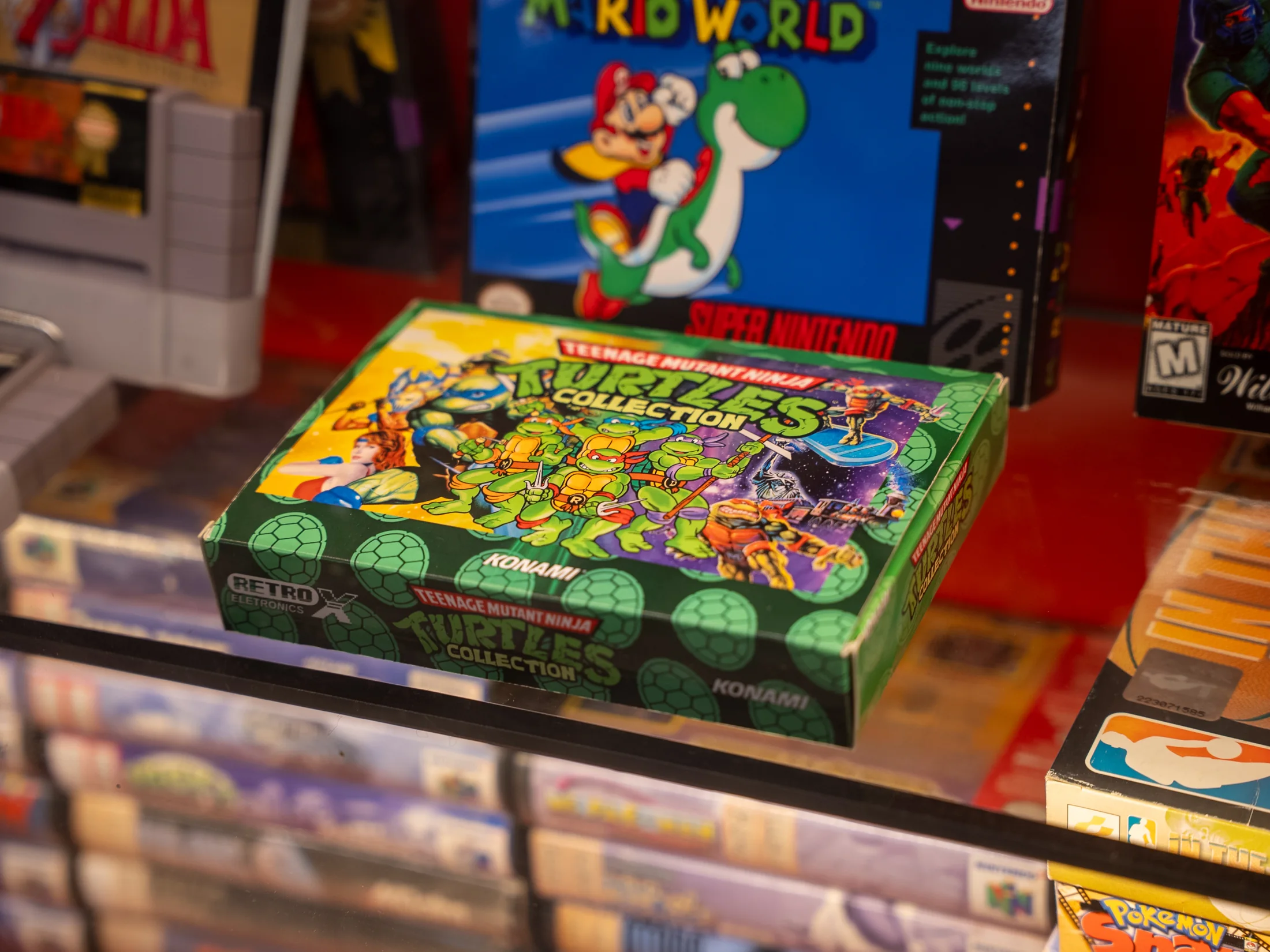 Jogo colorido de Tartarugas Ninja para Nintendo 64